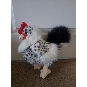 Tiger Tale Toys Plush Rambles the Rooster Realistic Stuffed Animal Chicken 14”